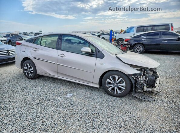 JTDKARFPXH3035945 2017 TOYOTA PRIUS Gray Front view