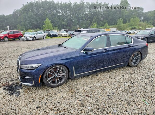 WBA7U2C09LBM62153 2020 BMW 7 SERIES Blue Rear left