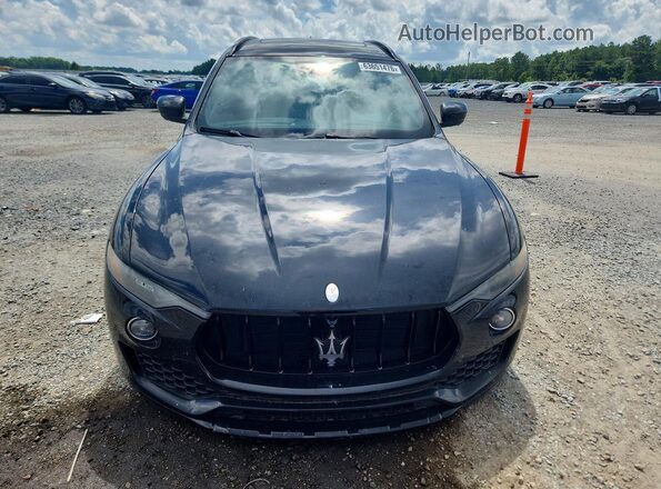 ZN661XUS8HX262717 2017 MASERATI LEVANTE Black Rear view