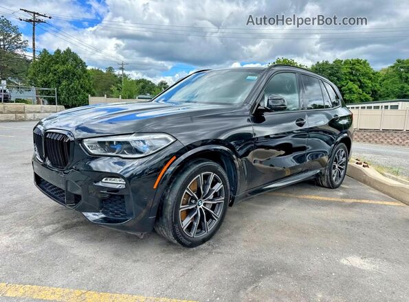 5UXJU2C58KLN67195 2019 BMW X5 Black Rear left