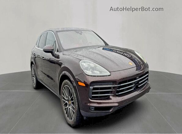 WP1AA2AY2MDA03187 2021 PORSCHE CAYENNE Коричневый Задняя левая четверть