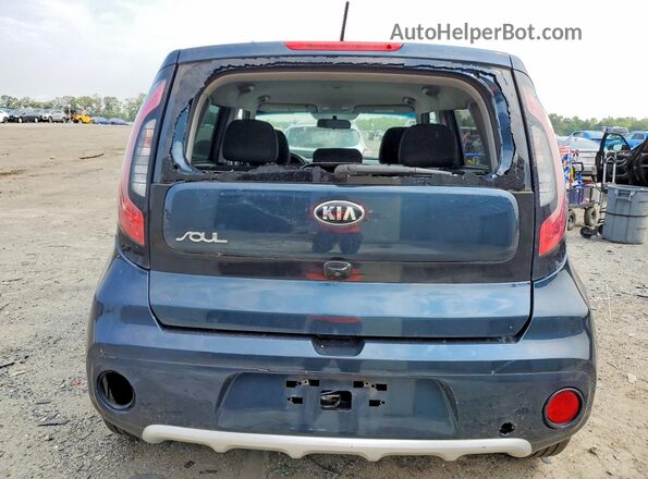 KNDJP3A52J7508412 2018 KIA SOUL Blue Widok wnętrza z przodu