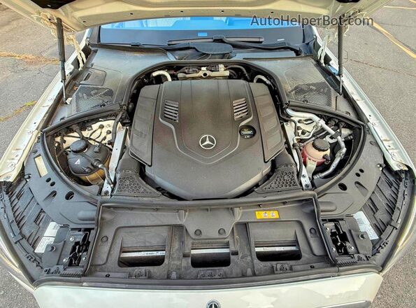 W1K6G7GB6MA045696 2021 MERCEDES-BENZ S Белый Вид наклейки с VIN-кодом