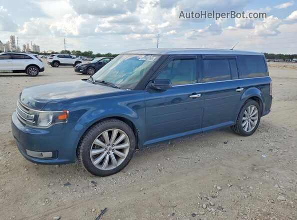 2FMGK5C80GBA10703 2016 FORD FLEX Blue უკანა მარცხენა