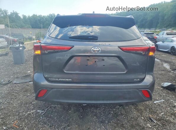 5TDKDRAH1PS003020 2023 TOYOTA HIGHLANDER Gray Vista interior delantera