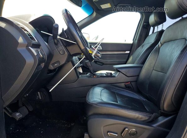1FM5K8F89GGA76843 2016 FORD EXPLORER Silver წინა პანელის ხედი