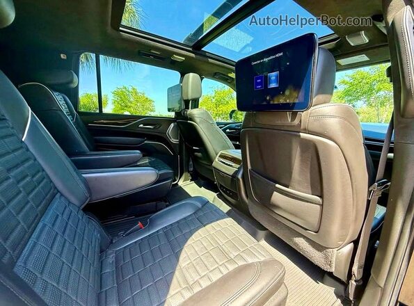 1GYS3RKL0NR303773 2022 CADILLAC ESCALADE Gray წინა სალონის ხედი