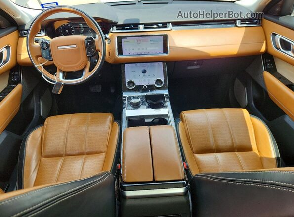 SALYC2RV8JA702723 2018 LAND ROVER RANGE Brown Вид щитка приладів