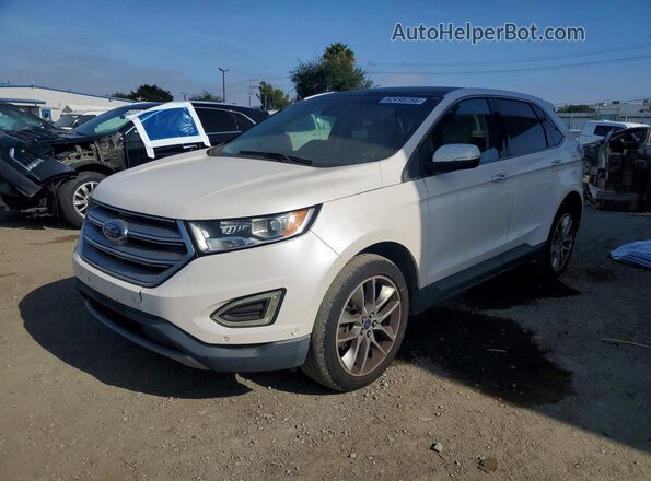 2FMPK3K8XGBB78628 2016 FORD EDGE Белый Задняя левая четверть