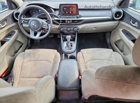 3KPF24AD4LE145566 2020 KIA FORTE Black ხელსაწყოთა პანელის ხედი