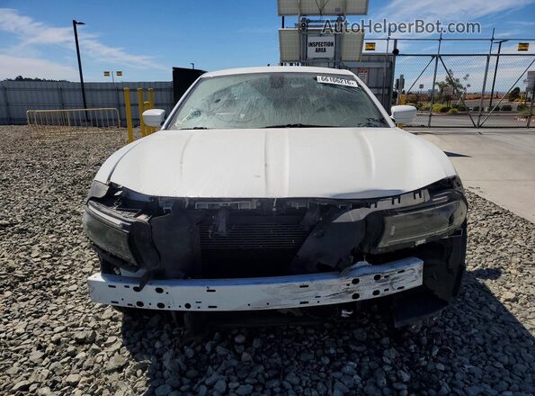 2C3CDXBG5NH247770 2022 DODGE CHARGER White Հետևի տեսք