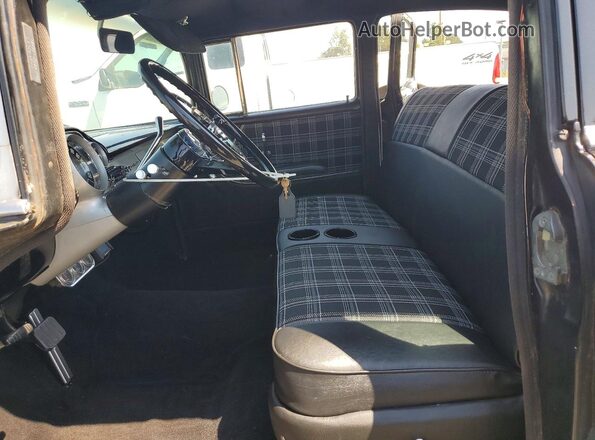 B57L129350 1957 CHEVROLET BEL Черный Вид панели приборов