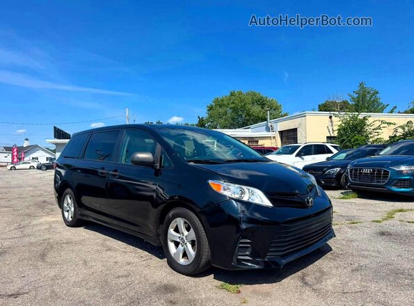 5TDZZ3DCXLS083327 2020 TOYOTA SIENNA Black Rear left
