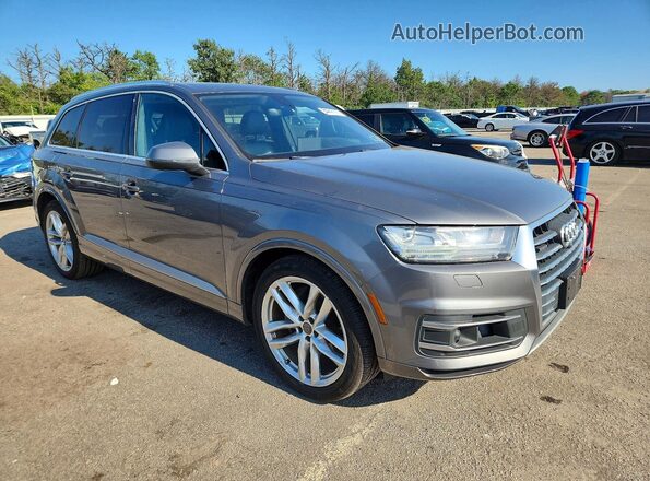 WA1VAAF76JD024742 2018 AUDI Q7 Gray Вид спереду