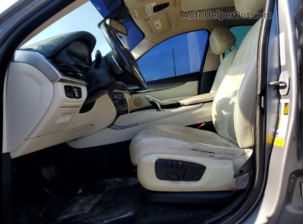 5UXKU0C52G0F92954 2016 BMW X6 Gray Вид панелі приладів