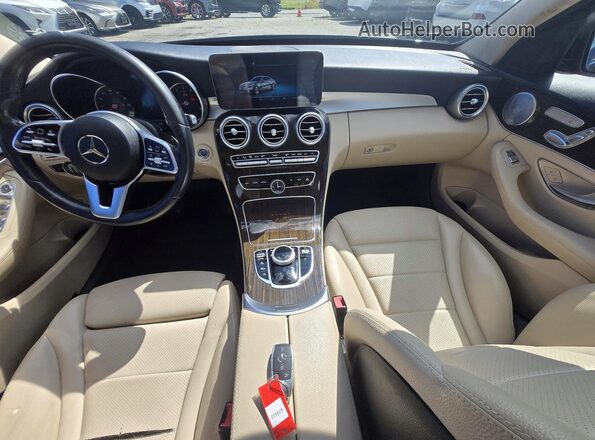 WDDWF8EB2LR526086 2020 MERCEDES-BENZ C-CLASS Blue უკანა სავარძლების ხედი