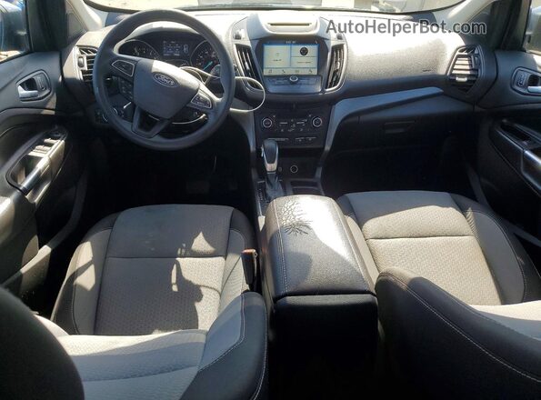 1FMCU0GD0JUC67171 2018 FORD ESCAPE Blue Սարքավորումների վահանակի տեսք