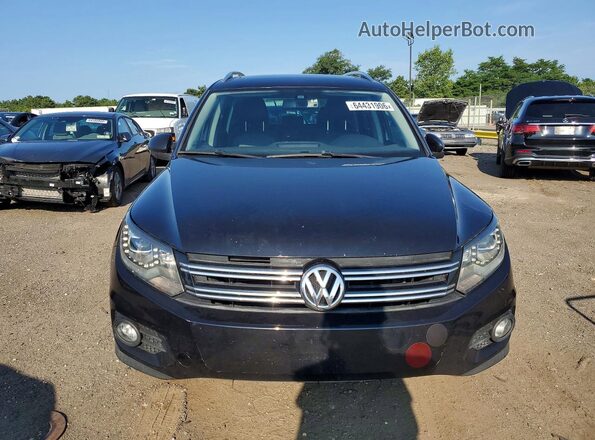 WVGBV7AX0GW515176 2016 VOLKSWAGEN TIGUAN Black Вид ззаду