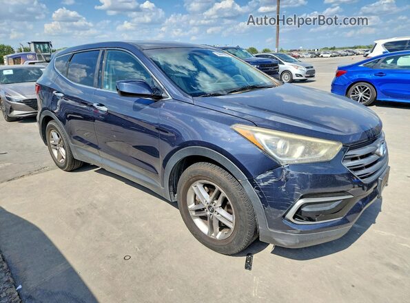 5XYZT3LB7HG410961 2017 HYUNDAI SANTA Blue Вид спереду