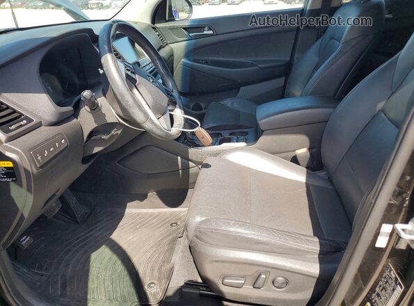 KM8J3CA24GU123571 2016 HYUNDAI TUCSON Black წინა პანელის ხედი