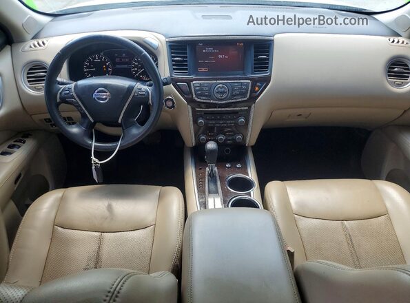 5N1AR2MN1GC666008 2016 NISSAN PATHFINDER White Vista del cuadro de instrumentos