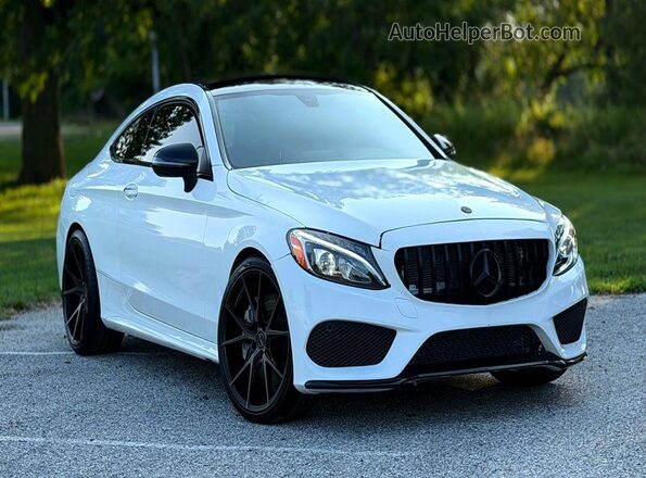 WDDWJ6EB9HF493728 2017 MERCEDES-BENZ C White უკანა მარცხენა