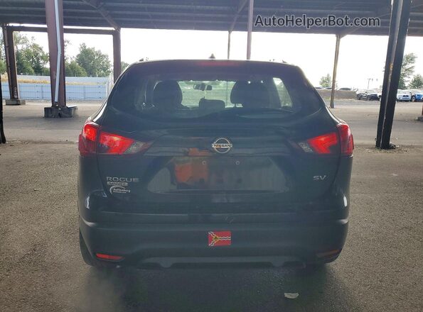 JN1BJ1CP2HW025918 2017 NISSAN ROGUE Black Widok wnętrza z przodu