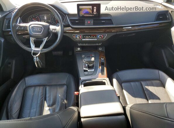 WA1ANAFY8J2020165 2018 AUDI Q5 Серебряный Вид щитка приборов
