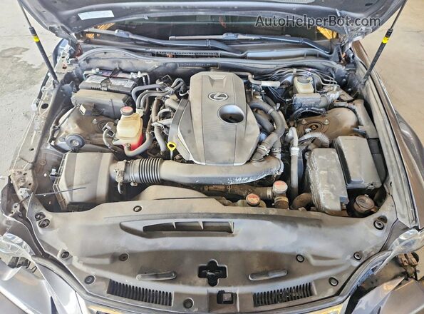 JTHBA1D23G5019841 2016 LEXUS IS Gray Vista del compartimento del motor