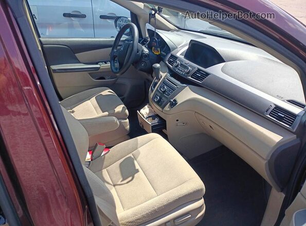 5FNRL5H26GB101556 2016 HONDA ODYSSEY Burgundy Rear view