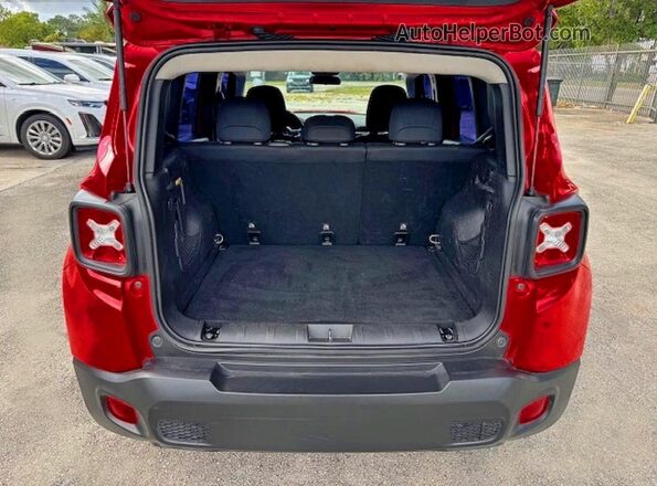 ZACNJAAB2LPL15502 2020 JEEP RENEGADE Красный Вид салона спереди