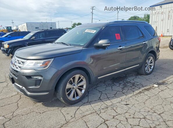 1FM5K7F85KGB42839 2019 FORD EXPLORER Серый Задняя левая четверть
