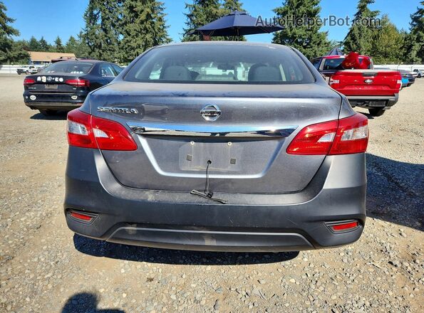 3N1AB7AP1HY406697 2017 NISSAN SENTRA Gray წინა სალონის ხედი
