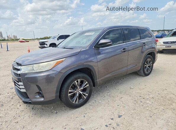 5TDZARFH4JS034253 2018 TOYOTA HIGHLANDER Gray Tył lewy