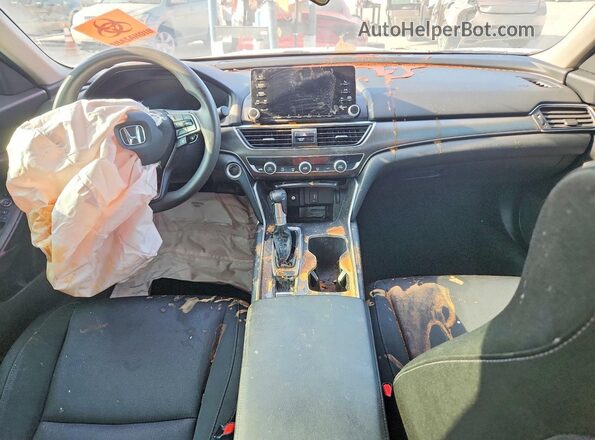1HGCV1F14LA011376 2020 HONDA ACCORD White Вид щитка приладів