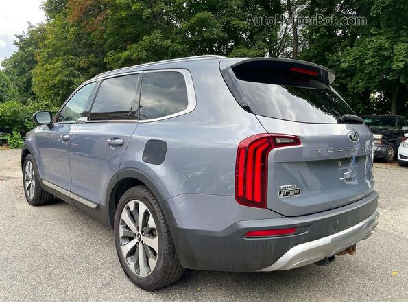 5XYP3DHC1LG053896 2020 KIA TELLURIDE Серебряный Задняя правая четверть