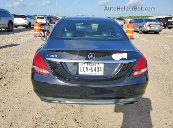55SWF4JB9JU252637 2018 MERCEDES-BENZ C-CLASS Black Вид салону спереду
