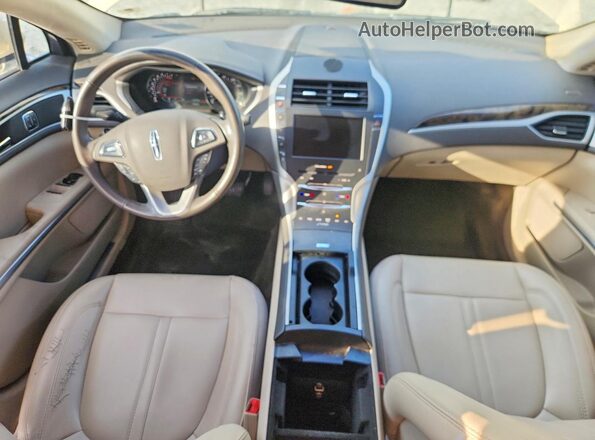 3LN6L2G92GR624941 2016 LINCOLN MKZ Tan Вид щитка приладів