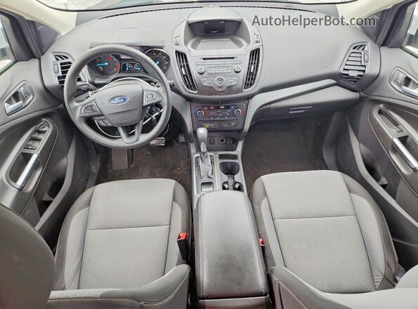 1FMCU0GDXHUE17099 2017 FORD ESCAPE White Vista del cuadro de instrumentos
