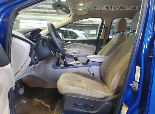 1FMCU9G96HUB73421 2017 FORD ESCAPE Blue Widok deski rozdzielczej