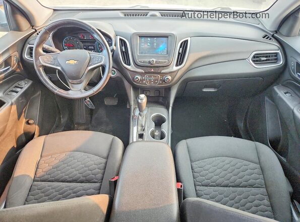 2GNAXJEV2J6314159 2018 CHEVROLET EQUINOX Silver Widok zestawu wskaźników