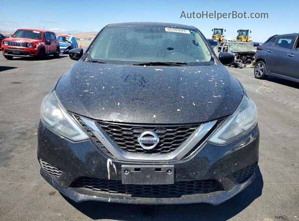 3N1AB7APXHY359394 2017 NISSAN SENTRA Black Հետևի տեսք