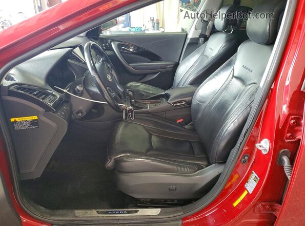 KMHFG4JG8GA505549 2016 HYUNDAI AZERA Красный Вид панели приборов