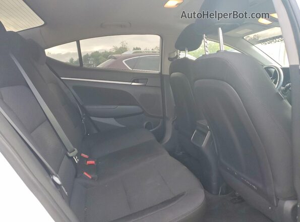 5NPD84LF6KH443230 2019 HYUNDAI ELANTRA White უკანა სალონის ხედი
