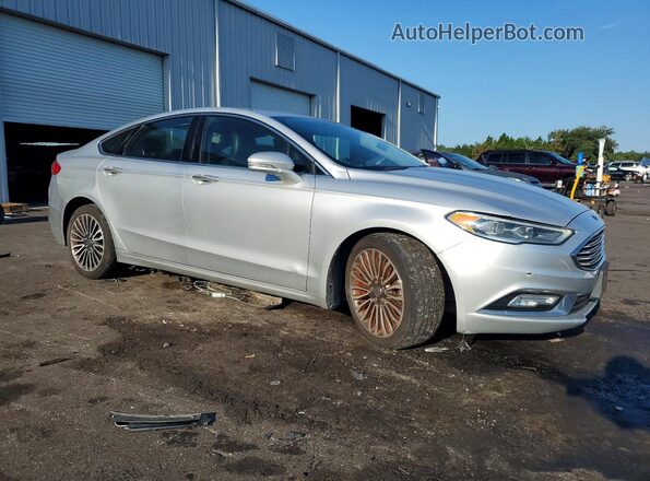 3FA6P0D94JR137254 2018 FORD FUSION Gray Вид спереду