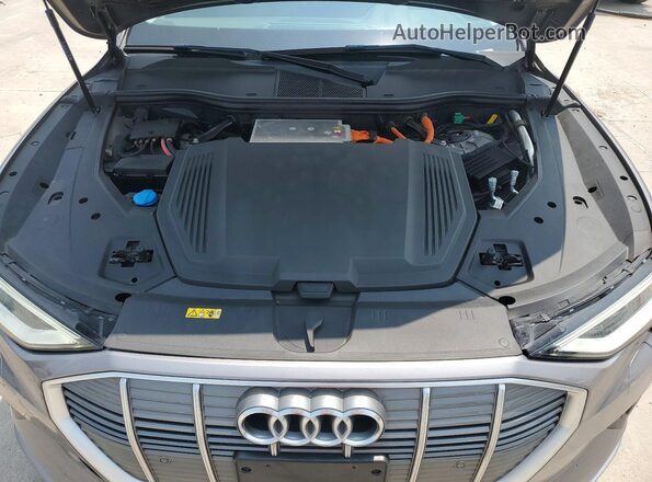 WA1AAAGE8MB020428 2021 AUDI E-TRON Gray Engine compartment view