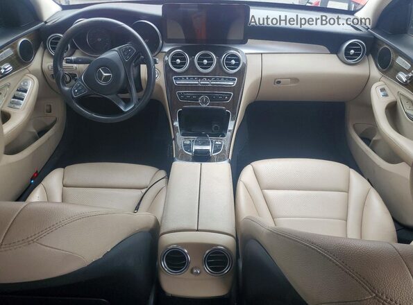 55SWF4JB2GU125155 2016 MERCEDES-BENZ C Red Սարքավորումների վահանակի տեսք