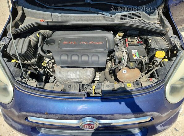 ZFBCFYBT8GP342477 2016 FIAT 500X Blue VIN կոդի պիտակի տեսք