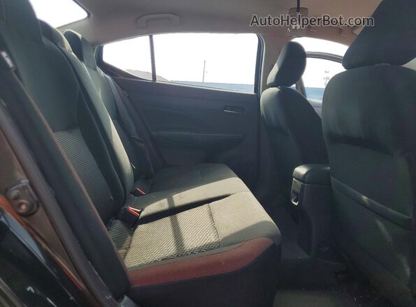 3N1CN8FV8SL833358 2025 NISSAN VERSA Black უკანა სალონის ხედი