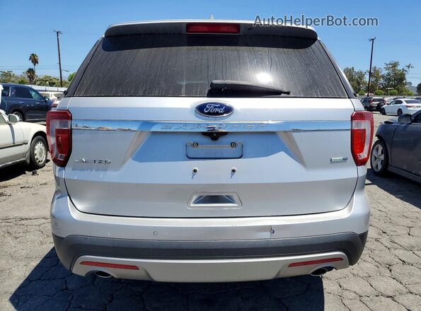 1FM5K8F89GGA76843 2016 FORD EXPLORER Silver წინა სალონის ხედი